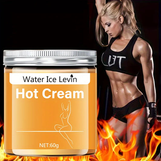 Full Body Fitness Gym Massage Cream, Hot Compress to Tighten Abdominal Muscles Women Men Skin Care Accessories