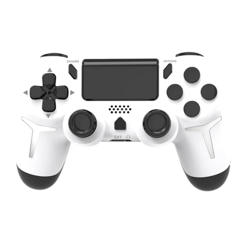 NEW Black/White Color 6-Axis Gyroscope Dual Vibration With touch pad Wireless Gamepad Bluetooth Controller For PS4 PS3 Console Computer PC