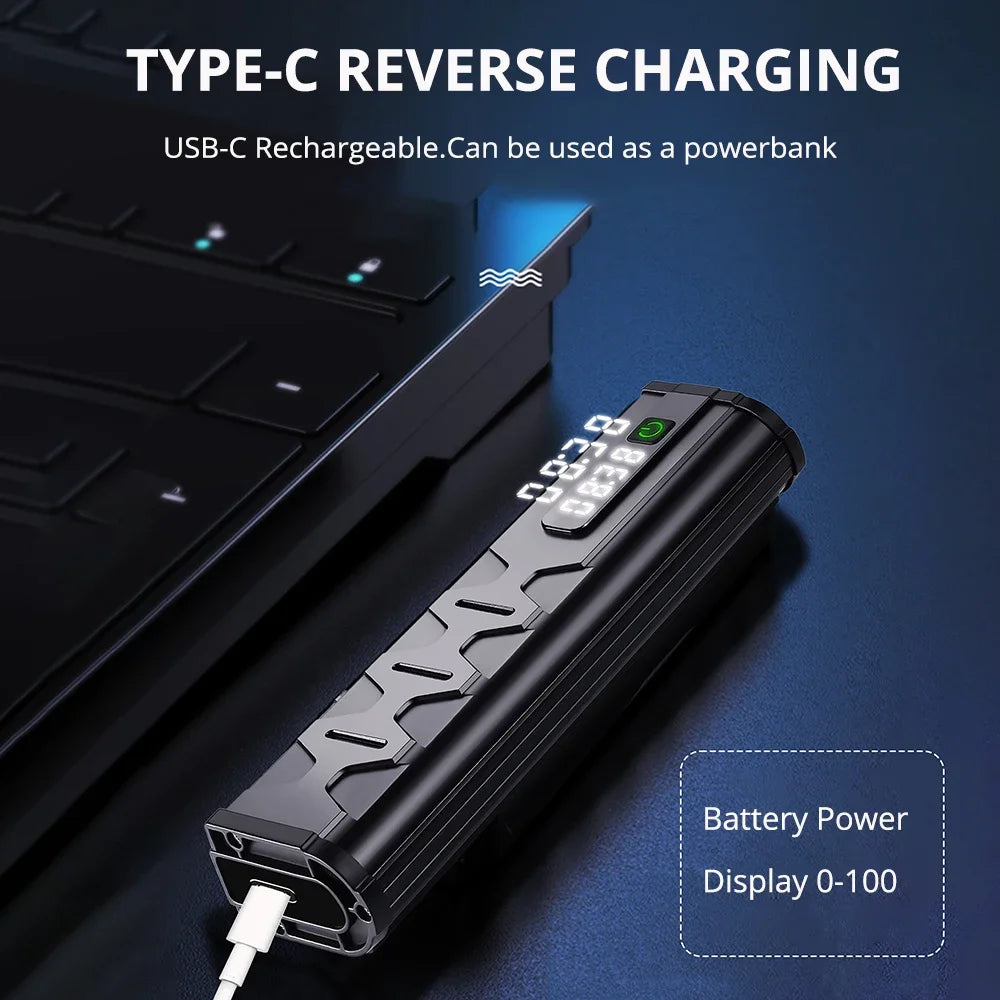 NEW Arrivals Powerful Set Bicycle Light Front 10000 Lumen Bike Light 10000mAh Waterproof Flashlight USB Charging MTB Road Cycling Lamp Accessories