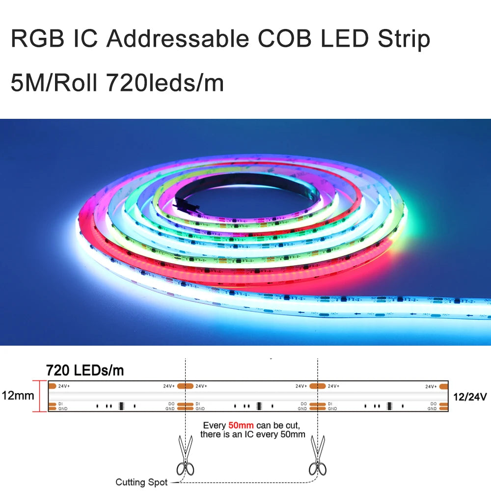 NEW LED Stair Light Controller Motion Sensor Programmable Step and Side Stair Strip With 2CH Running LED Strip Home Indoor Lighting Supplies