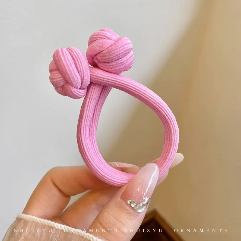 5 PCS Set Simplicity Stretch Rubber Hair Ties for Women High Elasticity Fashion Girl Head Rope Scrunchie Hair Accessories