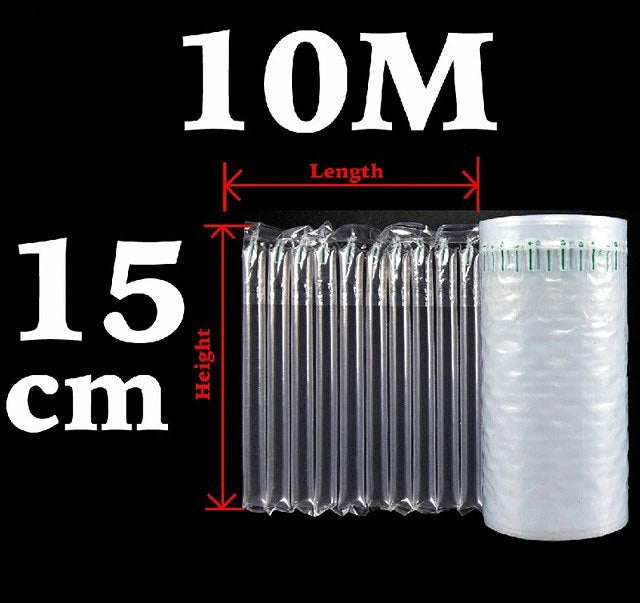 NEW Arrivals 30M-50M Inflatable Air Buffer Plastic Packaging Bump Filling Air Column Protective Bubble Bag Anti-Pressure Shock Express Mail Pocket Roll with Pump