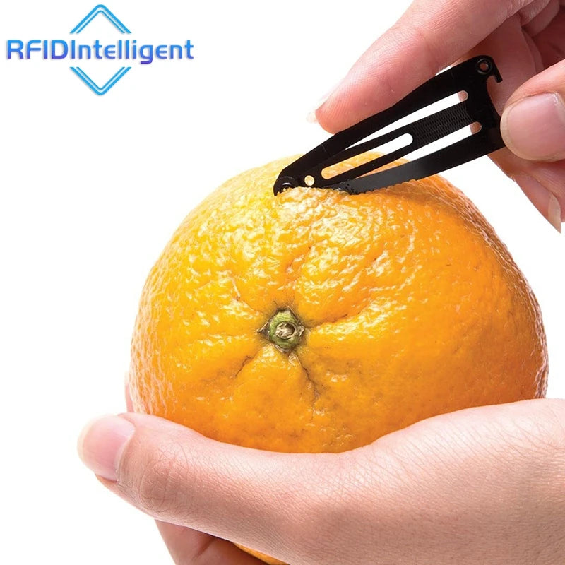 5PCS Outdoor Women's EDC Self Defence Weapons Multifunctional Stainless Steel Hair Clip Hairpin Personal Defense Keychain Tool