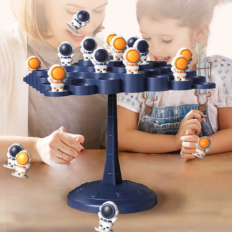 NEW Arrivals Children Kids Balance Tree Board Game Astronauts Frog Balance Board Tabletop Party Funny Parent-Child Interactive Game Building Block Toy