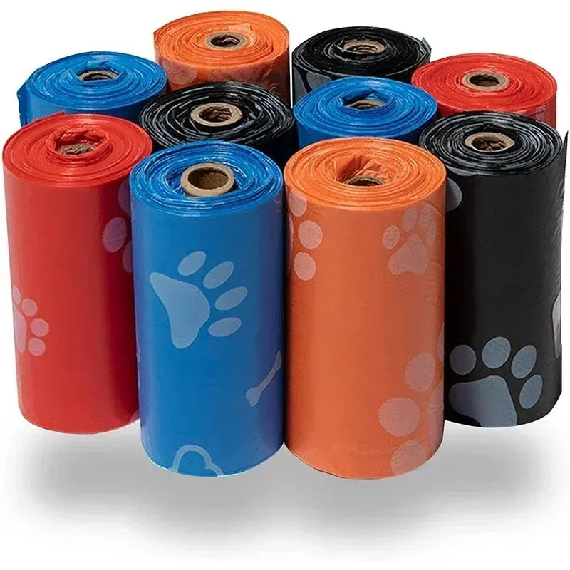 10 Rolls Dog Poop Bag Outdoor Cleaning Poop Bag Outdoor Clean Pets Supplies for Dog 150 Bags/Roll Refill Garbage Bag Pet Supplies