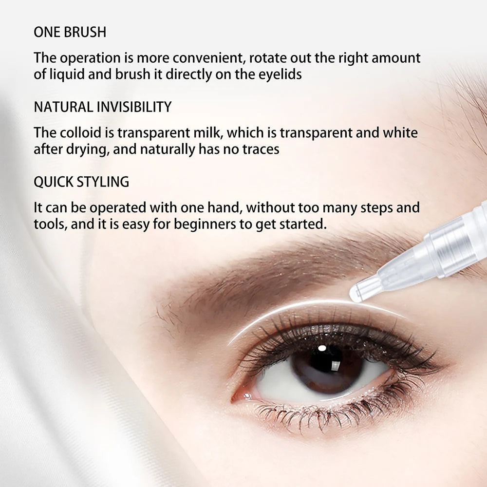 5ml Double Eyelids Styling Shaping Cream Makeup Lift Eyelid Glue Long Lasting Waterproof Eye Cream Natural Invisible Eye Makeup