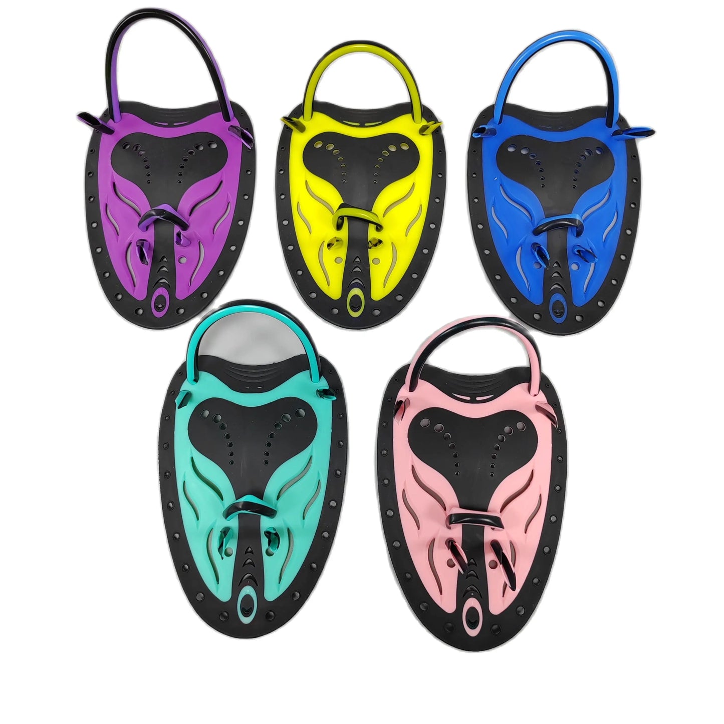 M-XL Size Adult Adjustable Silicone Hand Webbed Diving Gloves Fin Flipper Learn Train Gear Professional Swimming Paddle Frog Finger Women Men Swimming Accessories Water Sports Supplies
