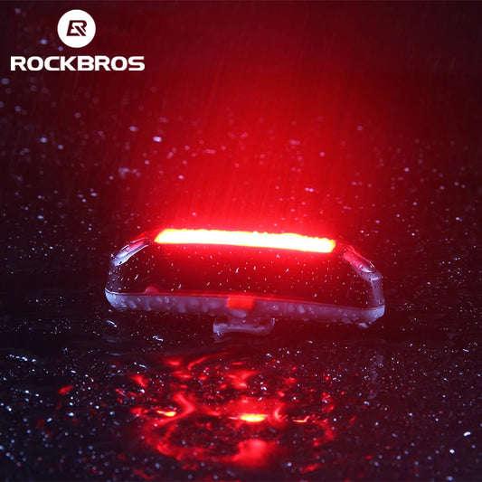 Bike Rear Light 200-800mAh Bicycle Tail Light USB Rechargeable Led Flash Cycling Light Mountain Road Seat Post Taillight Bicycle Lighting Parts Accessories
