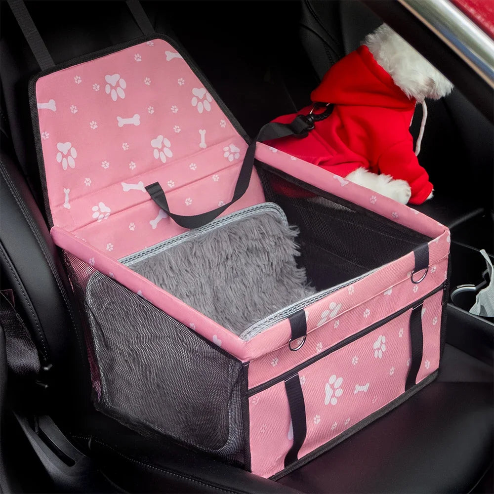 Pet Dog Car Seat Cover Pad Foldable Pet Carriers Bag Basket Carrying for Cats Dogs Transporting Carry House Waterproof Bed