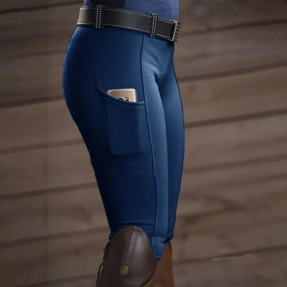S-3XL Plus Size Clothes Anti-pilling Equestrian Pants Hip Lift Elastic Horse Racing Trousers Skinny Slim Equestrian Breeches Women Men Sports Apparel Accessories