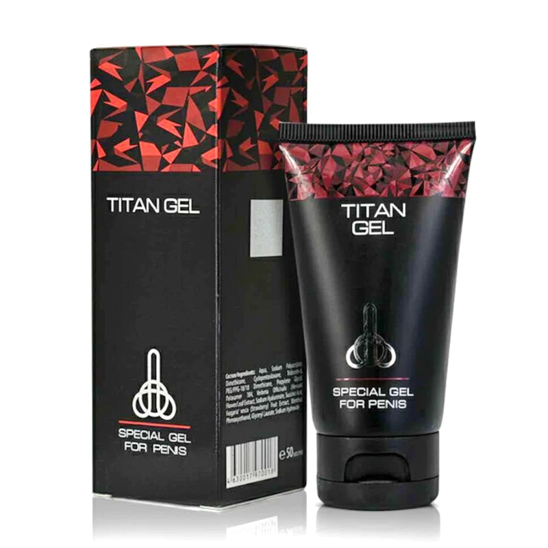 TITAN GEL Gold Penis Enlargement Growth Gel Oil Male Increase Enlarge Delay Men Big Dick Extender Enhancer Orgasm Sex Lube 18+