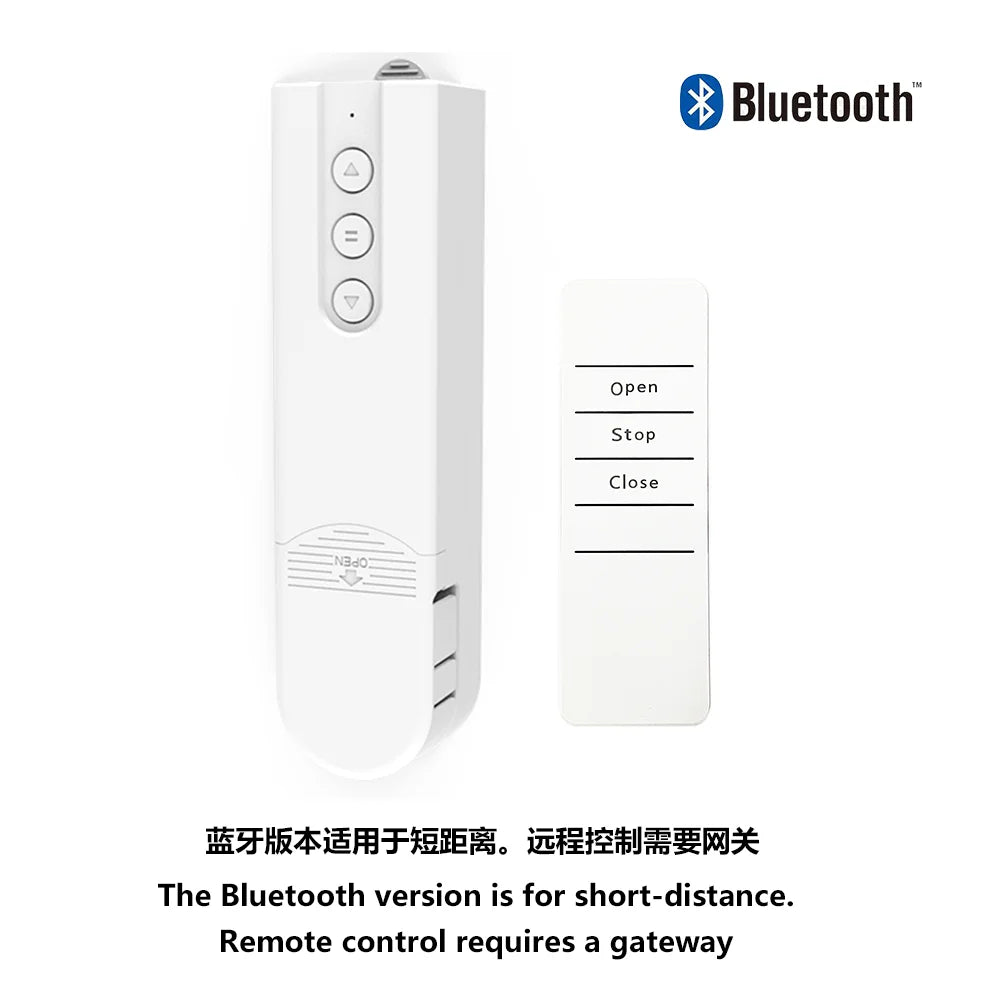 NEW Arrivals Wi-Fi/Zigbee/Bluetooth Smart Robot Curtains Roller Open/Close Pusher Shade Driver ,Solar Panel ,Blinds Motor Power By Battery ,For Alexa Google Home, Easy Install Curtains Drapes Robot Motor.