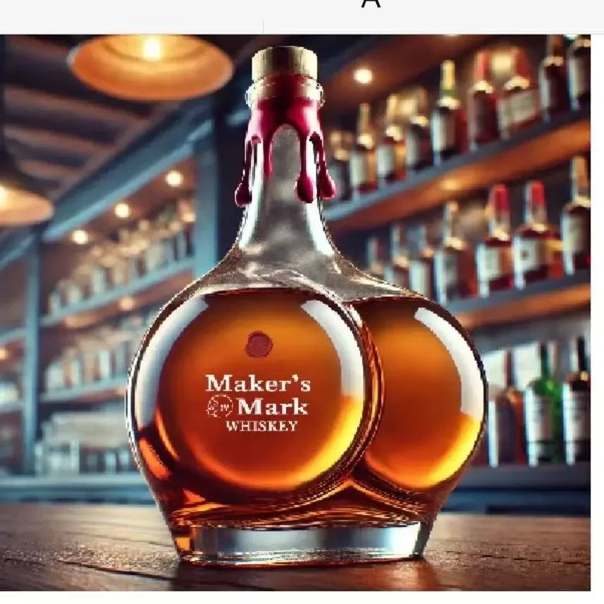 Whiskey Glass Decanter Novelty Statue - Home Office Bars Pubs Hotels Restaurants Decorations Wine Container for Alcohol - Liquor Bottle Wine Barware Accessories