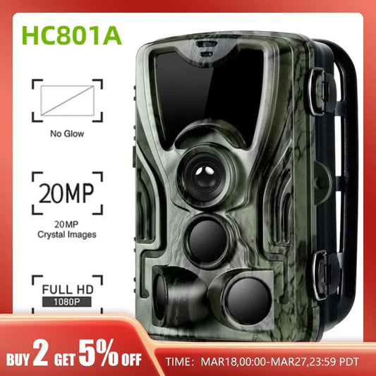 Hunting Trail Camera Night Vision HC801A Wildlife Camera With Motion Activated Outdoor Trail Camera Trigger Wildlife Scouting