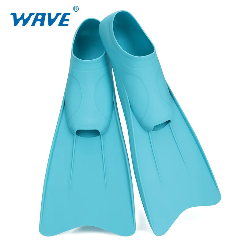 Adults and Kids 33-44 Size Professional Silicone Fins Swim Training Snorkel Short Diving Flippers Frog Shoes Men Women Breaststroke Free Snorkeling  Swimming Accessories Water Sports Supplies