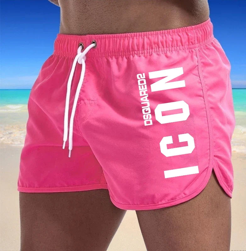 Summer Men's Swim Sports Swimwear Man Swimsuit Swimming Trunks Sexy Beach Shorts Surf Board Male Clothing Pants