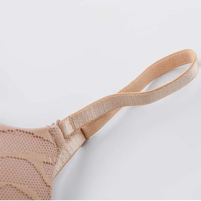 NEW 3 Colors U-Shaped Push-Up Bra Women's Adjustable Soft Underwire Thin Cup Plus Size Bra Big- Small  Breasts Women Sexy Underwear