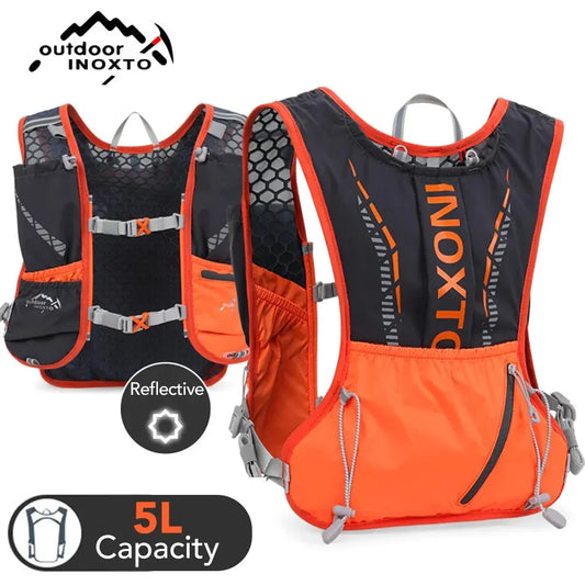 Lightweight Running Backpack Hydration Vest, Suitable for Bicycle Marathon Hiking, Ultra-light and Portable 5L