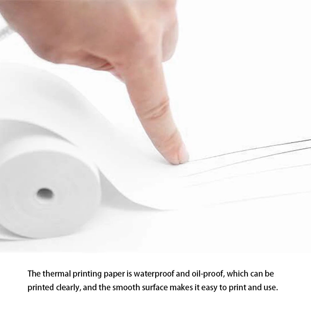 10Rolls 57x25 MM Thermal Paper White Camera Instant Print  Camera Printing Paper Replacement Accessories Parts
