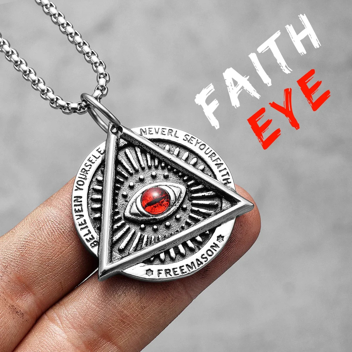 38 Types Illuminati's Masonic Hexagram Salomon Star of David Masonic Stainless Steel Men Necklaces Pendant Chain Punk New in For Women Fashion Secret Society Jewelry Gifts