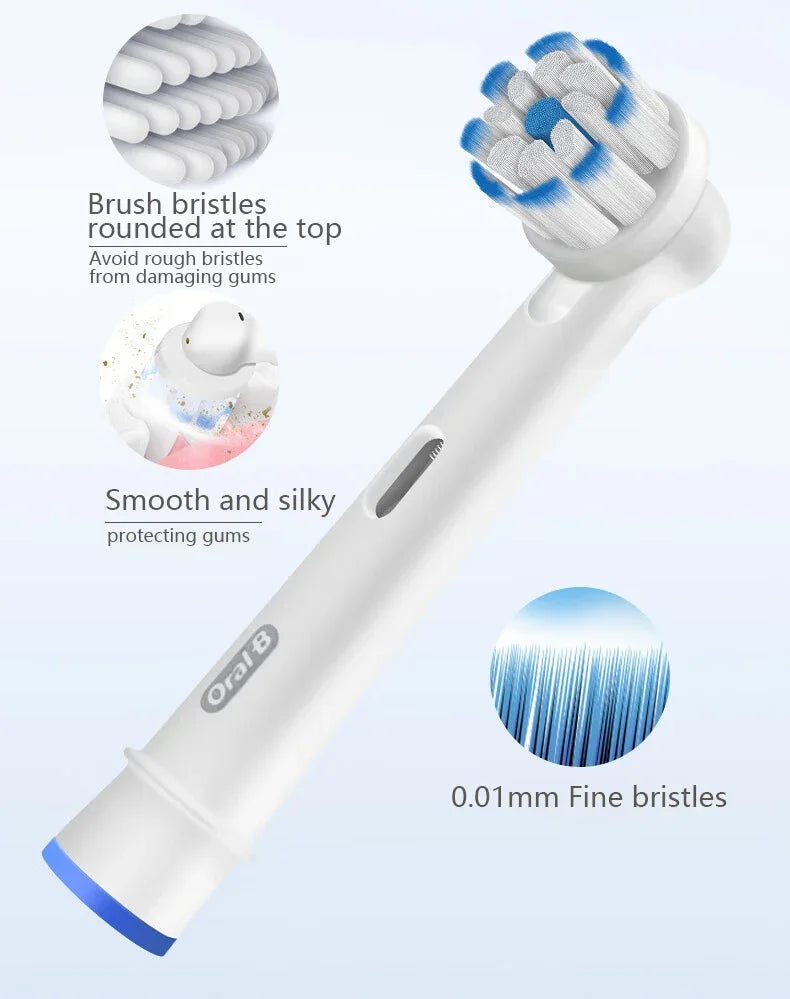 Original Oral B Pro 4000 Full Set Ultrasonic Toothbrush 3D Action Visible Pressure Monitor Electromagnetic Induction Charging Electric Toothbrush USA Origin