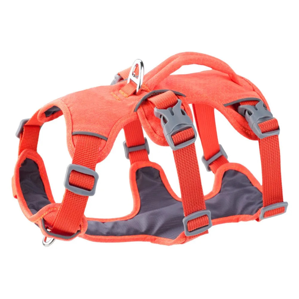 NEW Reflective Vest Dog Harness With Handle Escape Proof Reflective Pet Harness Shock-Absorbing Breathable Pet Vest