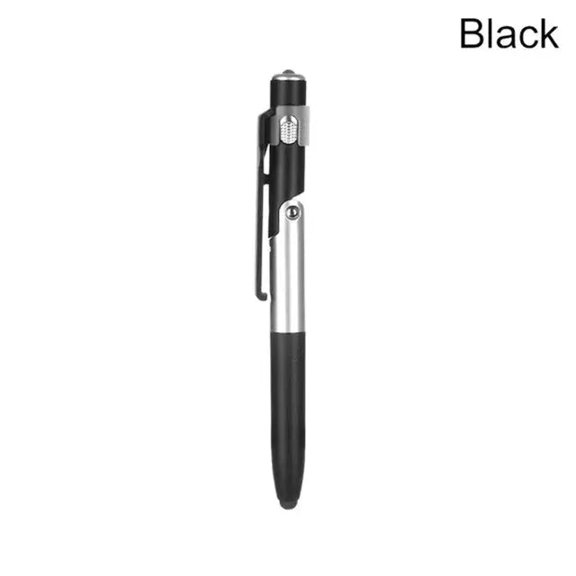 NEW Arrivals 5 PCS Set 5 In 1 Multi-Function Ballpoint Pen With LED Light Fold Phone Holder Night Read Writing Pencil Office Student Stationery Tools