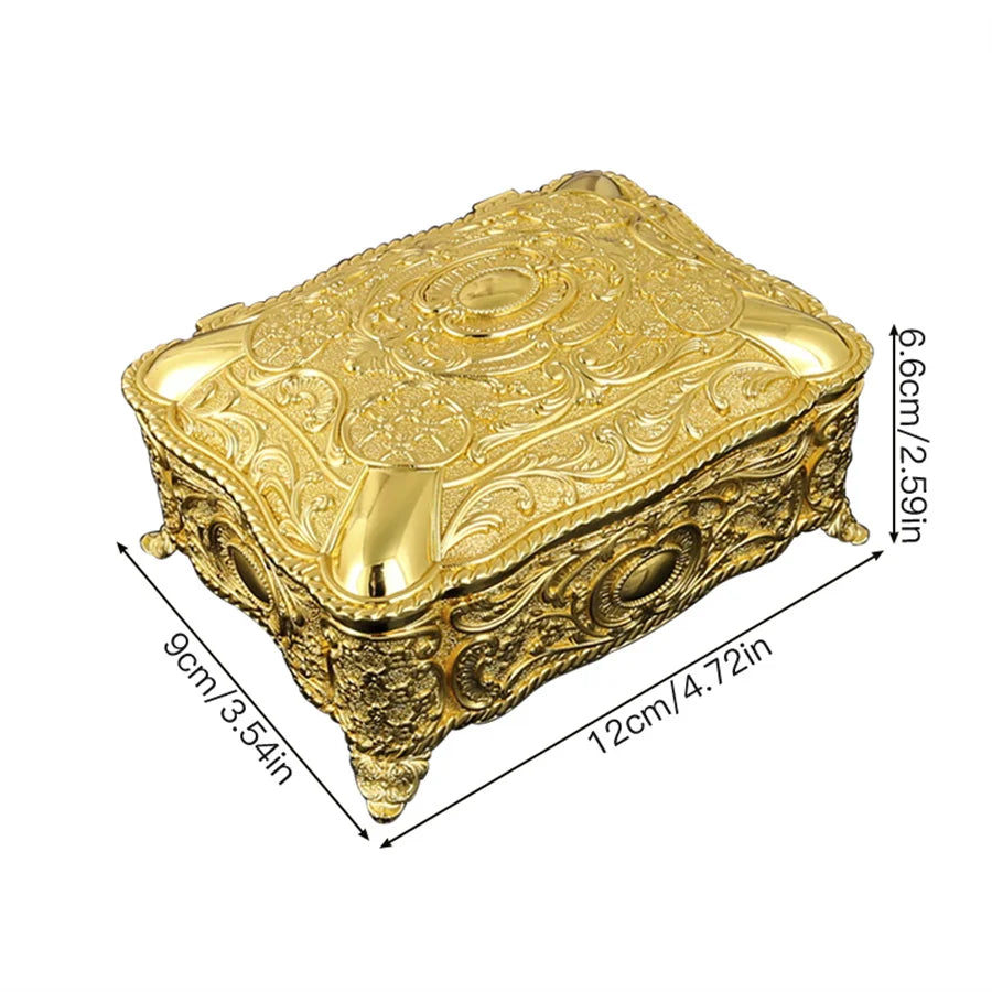 NEW Arrivals 9 Colors/Patterns European Jewelry Box, Necklace, Earrings, Rings Cosmetics Storage, Desktop Decorative Ornaments, Suitable for Wedding Birthday Wife Girlfriend Valentine's Day Gifts.