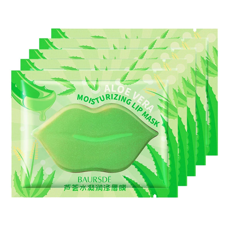 NEW Arrivals 10pcs/lot Korean Lip Mask Honey/Aloe/Honey Peach Collagen Nourishing Lip Mask  Moisturizing Fruits Essence Firming Anti Wrinkle Lip Patch Korean Skin Care Products