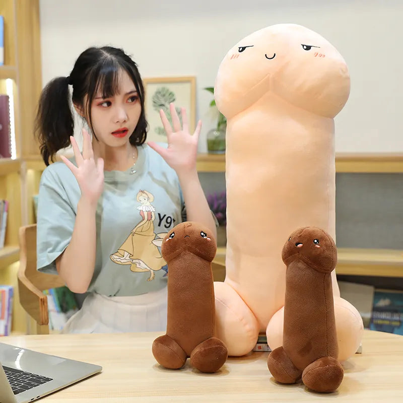 Adult Kawaii Penis Plush Toys Sexy Cute Long Pillow Sex Stuffed Animals Boyfriend Soft Funny adult toys Simulation Girlfriend Gift