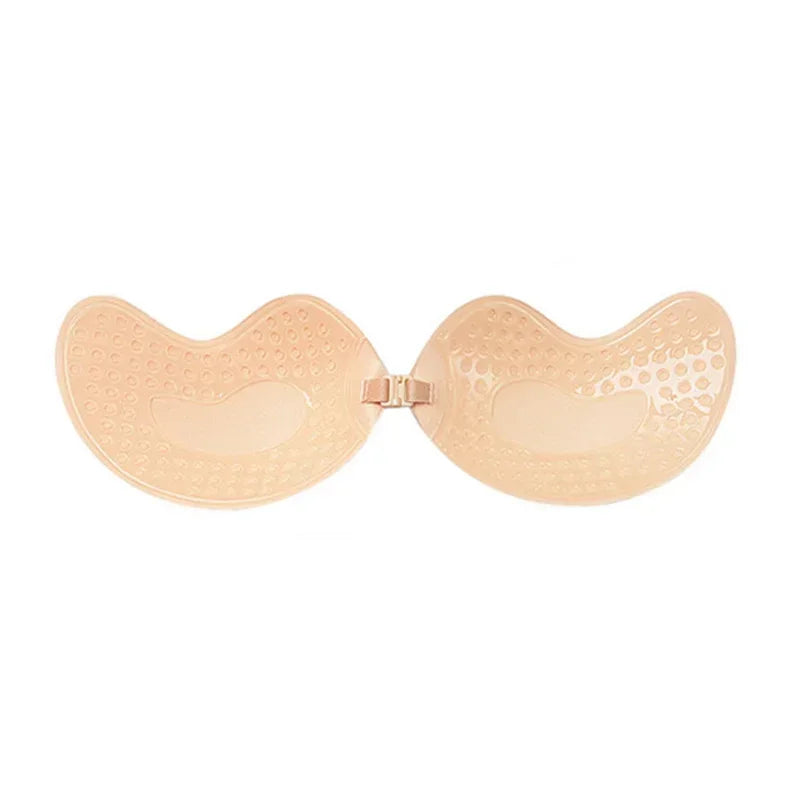 2 PCS Set S-XL  Invisible Strapless Adhesive Stick Bra Strapless Push Up Bras Women Lingerie Seamless Silicone Nipple Covers Underwear Accessory Sets