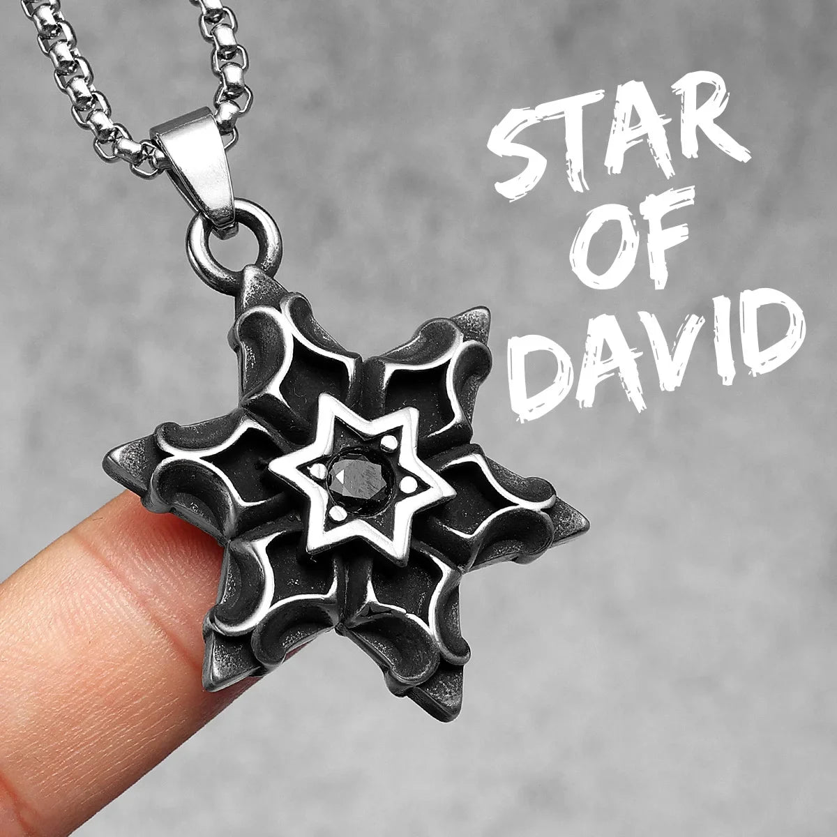 38 Types Illuminati's Masonic Hexagram Salomon Star of David Masonic Stainless Steel Men Necklaces Pendant Chain Punk New in For Women Fashion Secret Society Jewelry Gifts