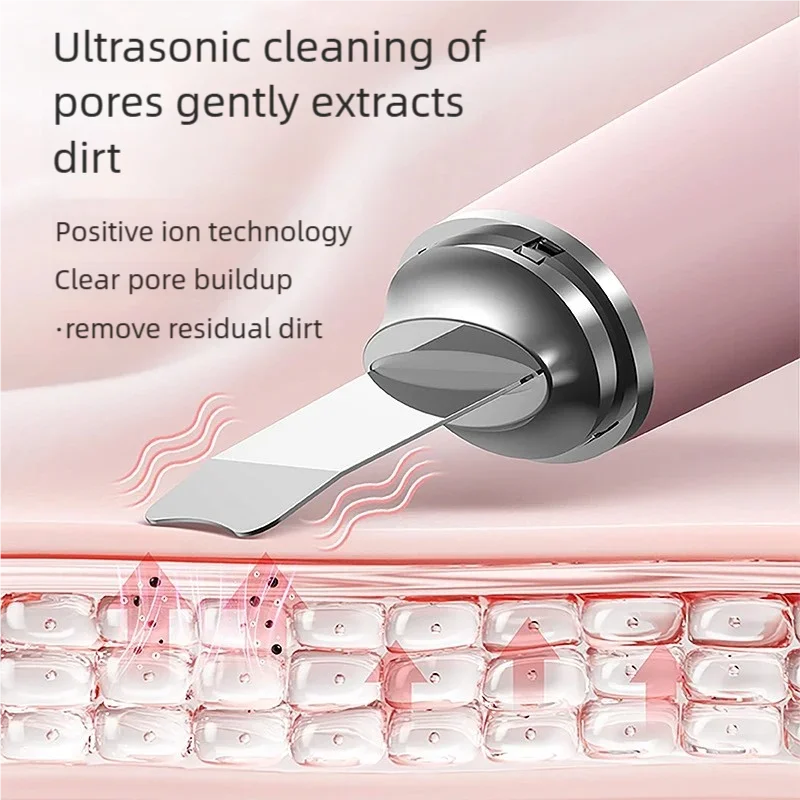 NEW Electric 7 in1 Silicone Blackhead Exfoliating Skin Tightening Massage Home Spa Face Cleaner Care Cleansing Face Brush Cleanser Women Skin Care Accessories Beauty Salon Devices