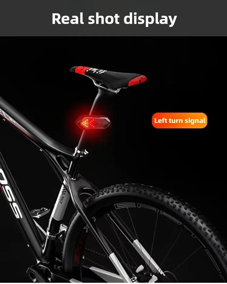 5 PCS Set Bike Turn Light + Horn IP66 Waterproof USB Rechargeable LED Safety Tail Lamp for MTB Road Cycling Accessories