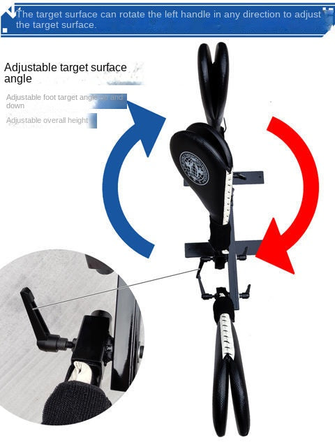 Women/Men Taekwondo Kicking Target, Multi-Position Foot, Multi-Functional Training Equipment, Three-Connected Fixing Frame Boxing Karate Accessories Sports Supplies