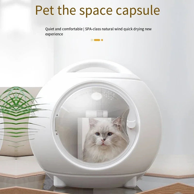 Intelligent Pet Drying Box Washing Cat Washing Dog Disinfection Dryer Water Blower Cat and Dog Hair Dryer Box Hair Blowing Bath