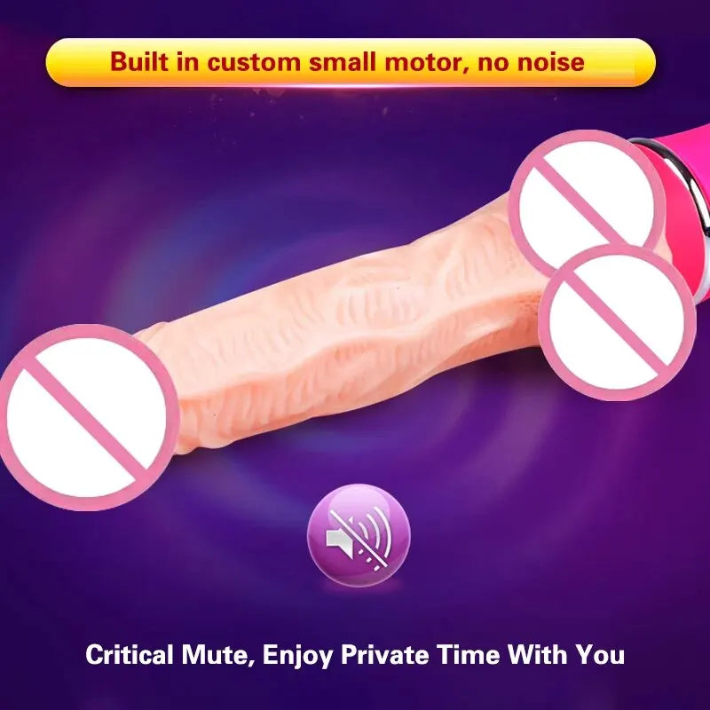 Multiple Modes Realistic Dildo Vibrator Silicone Sex Toys for Woman Female Masturbation Vagina Massager Bendable Flexible