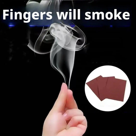 NEW Arrivals 30PCS Set Chemical Magic Paper Cool Close Up Magic Trick Fingers Smoke Hells Smoke Stage Stuffs Fantasy Prop Make Fun Magic Tricks Adults Illusion Toys