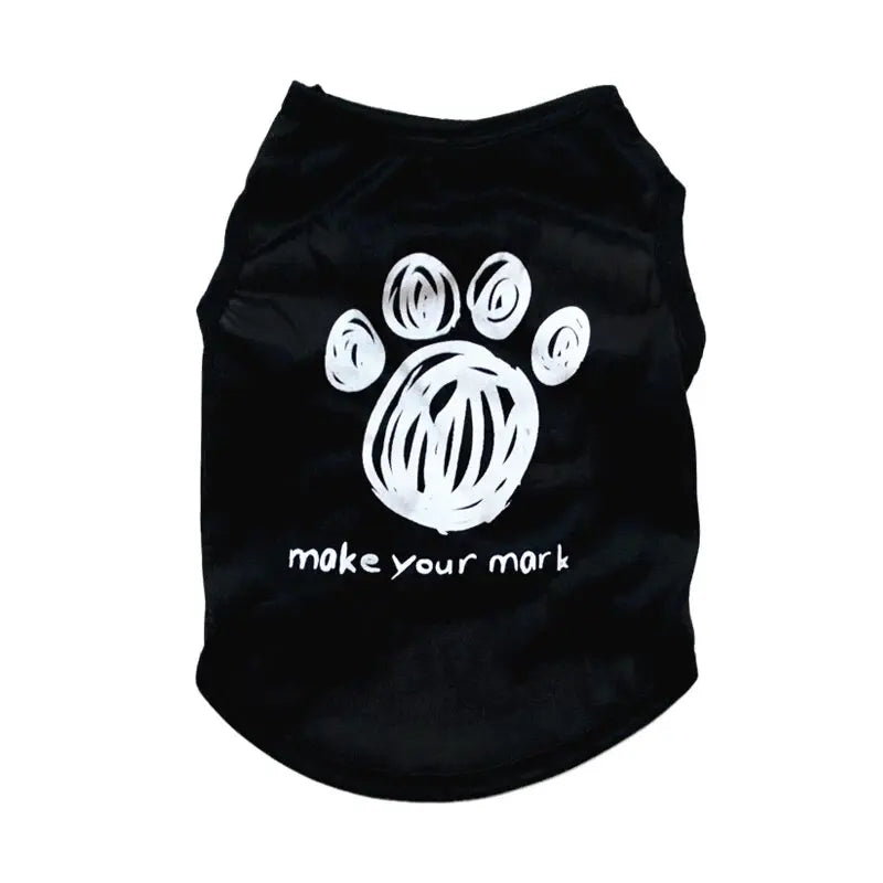 Security Clothing for Dogs Cats Summer Pet Clothes Vest for Small Dogs Chihuahua Yorkshire Puppy Cats Low Price Pets T-shirt Costume