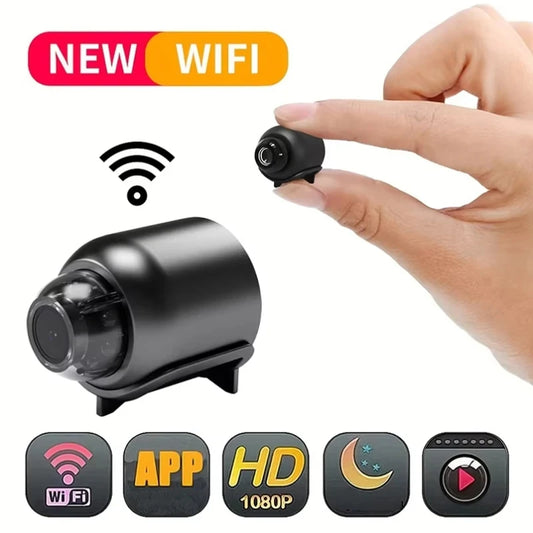 NEW Arrivals X5 Mini Camera Video & Audio Recording 1080P Clear Night Vision Lightweight Portable Premium Cams Motion Detection Wireless Surveillance Camera Home Security Supplies