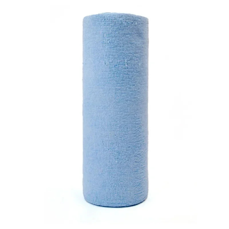 NEW Arrivals 50PCS 25x25CM 6 Colors Reusable Cleaning Wipe Household Kitchen Cloth Microfiber Towel Rolls Dish Rags Wash Paper Towel Replacement Car Home Office Cleaning Supplies