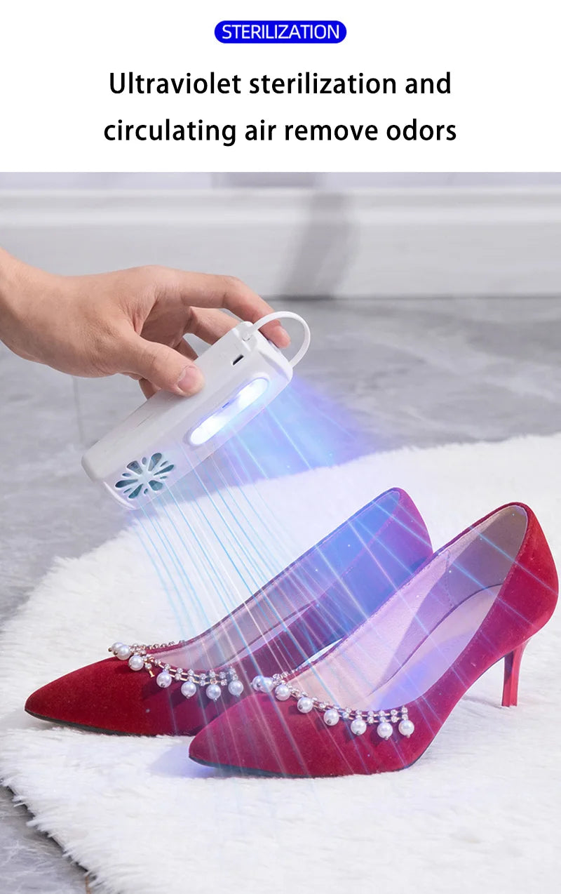 Xiaomi Electric Shoe Dryer Portable Boot Dryer Deodorization Sterilization Dehumidification Shoes Baked Dryer Machine Heater Dryer Footwear Accessories