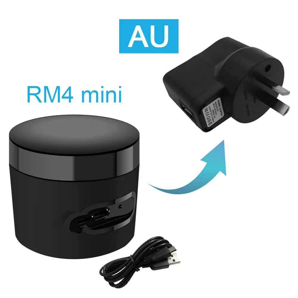 NEW UK Plug Rm4 Mini Smart Remote Control Infrared Universal IR Audio Video Smart Home work with Google Home Alexa Support