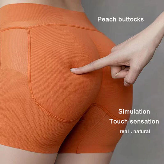 S-2XL Size 4 Colors Peach Butt Natural Latex Hip Lifting Pants, Fake Butt Underwear, Natural Soft Beautiful Hip Cushion, Rich Buttocks