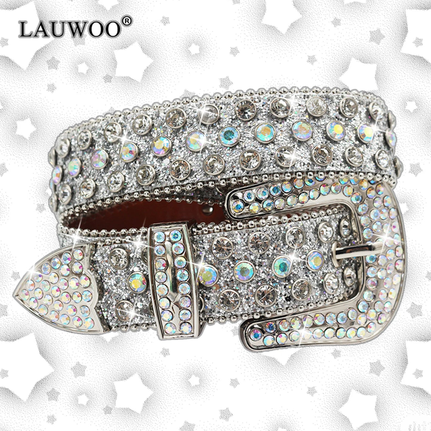 NEW Luxury Women Female  Belt Diamond Rhinestones Belts Crystal Studded Pin Buckle Belts  Jeans Decoration Beautiful Design Ladies Girls Luxury Fashion Apparel Accessories Casual Clothing Supplies