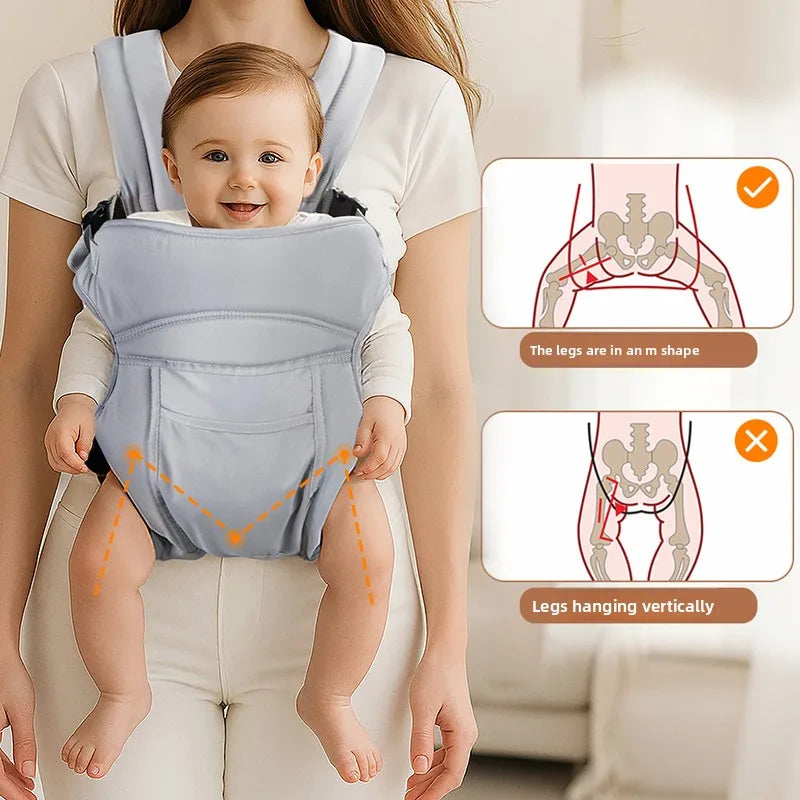 NEW 5 Colors Fashion Baby Carrier Portable Ergonomic Backpacks Holder Double Shoulder Waist Belt Sling  Easy Adjustable Infant Outdoor Travel Waist Stool Babies Care Supplies