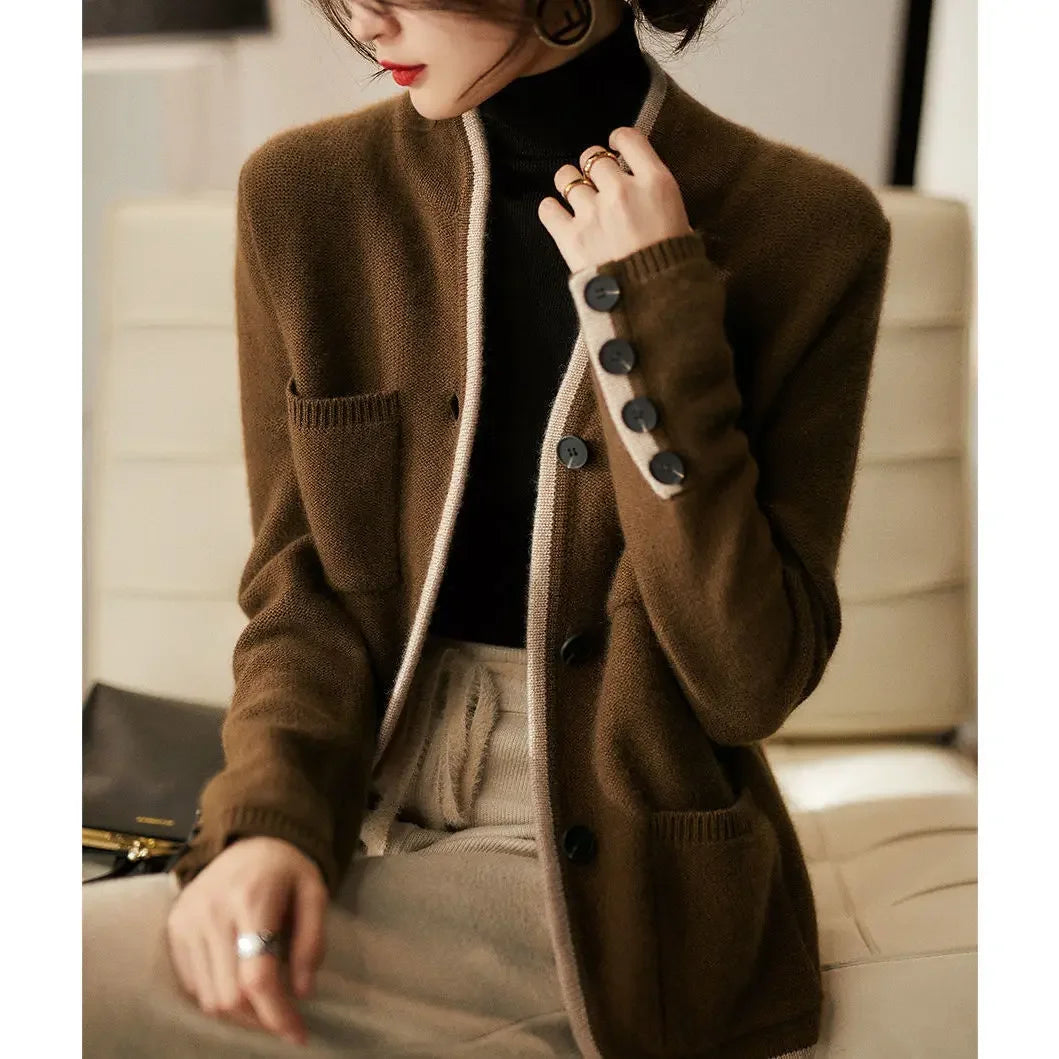 NEW Arrivals M-2XL Loose New In Knitted Handmade Sweater Woman Coat Outerwear Cardigan for Women Korean Style Attractive Fashion Trending Y2K Casual Jackets Ladies Girls Luxury Fashion Clothing Supplies