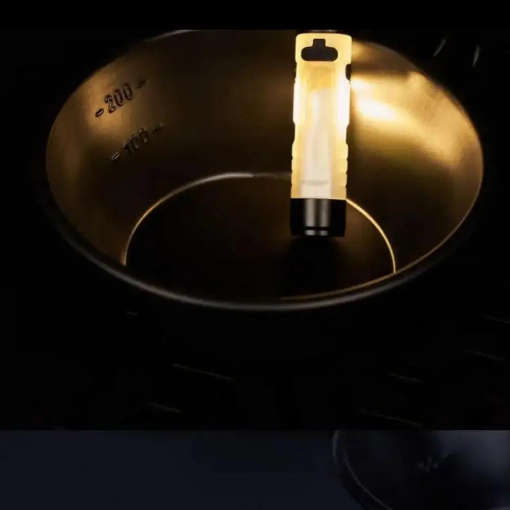 Emergency Portable Clip-On Mini Flashlight, Pocket Mini Flashlight Outdoor Key Clip Cap Ambient Led Light Long Endurance Emergency Outdoor Travel Hiking Camping