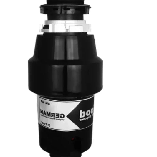 German 1000W Motor Technology 1 Horsepower Deluxe Continuous Feed Disposal Food Waste Disposer + Air Switch