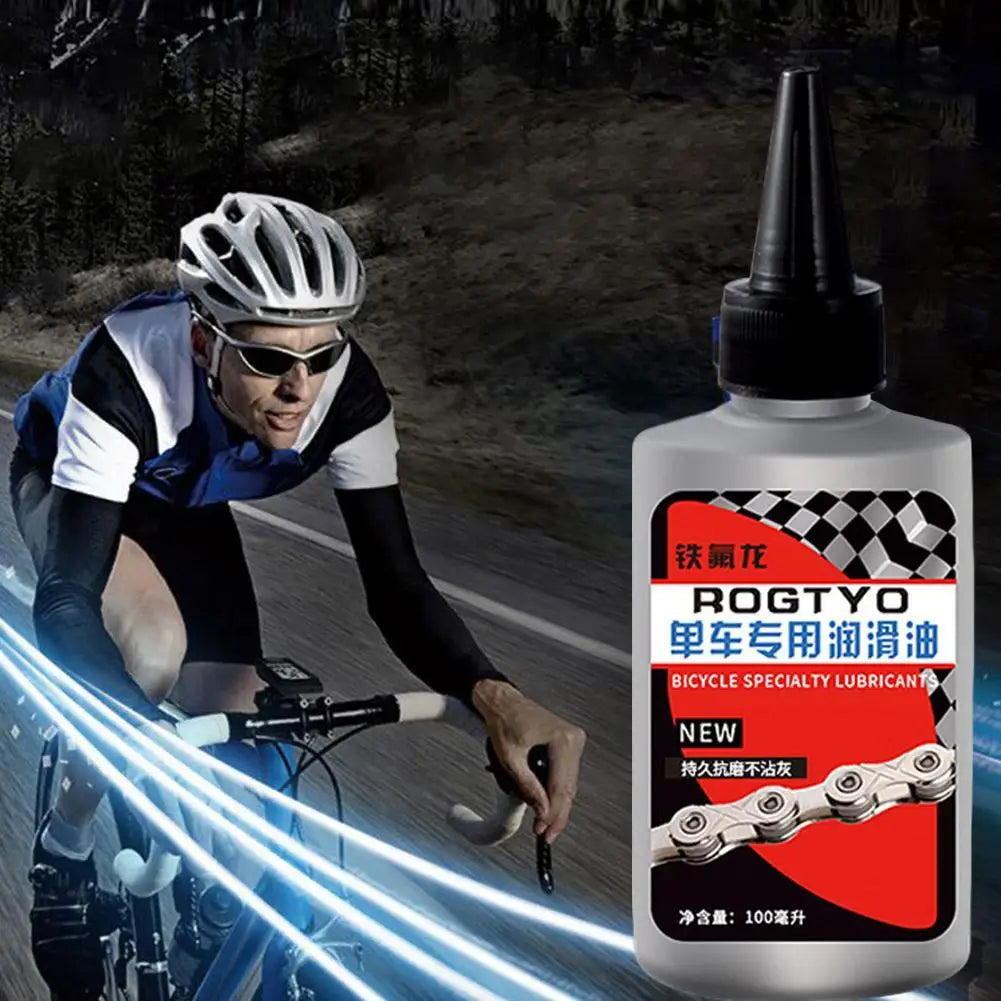 100ml Bicycle Specific Teflon Lubricant, Chain Gear Oiler, Mountain Bicycle Gear Lubrication Oil, Daily Maintenance Bicycle Accessories